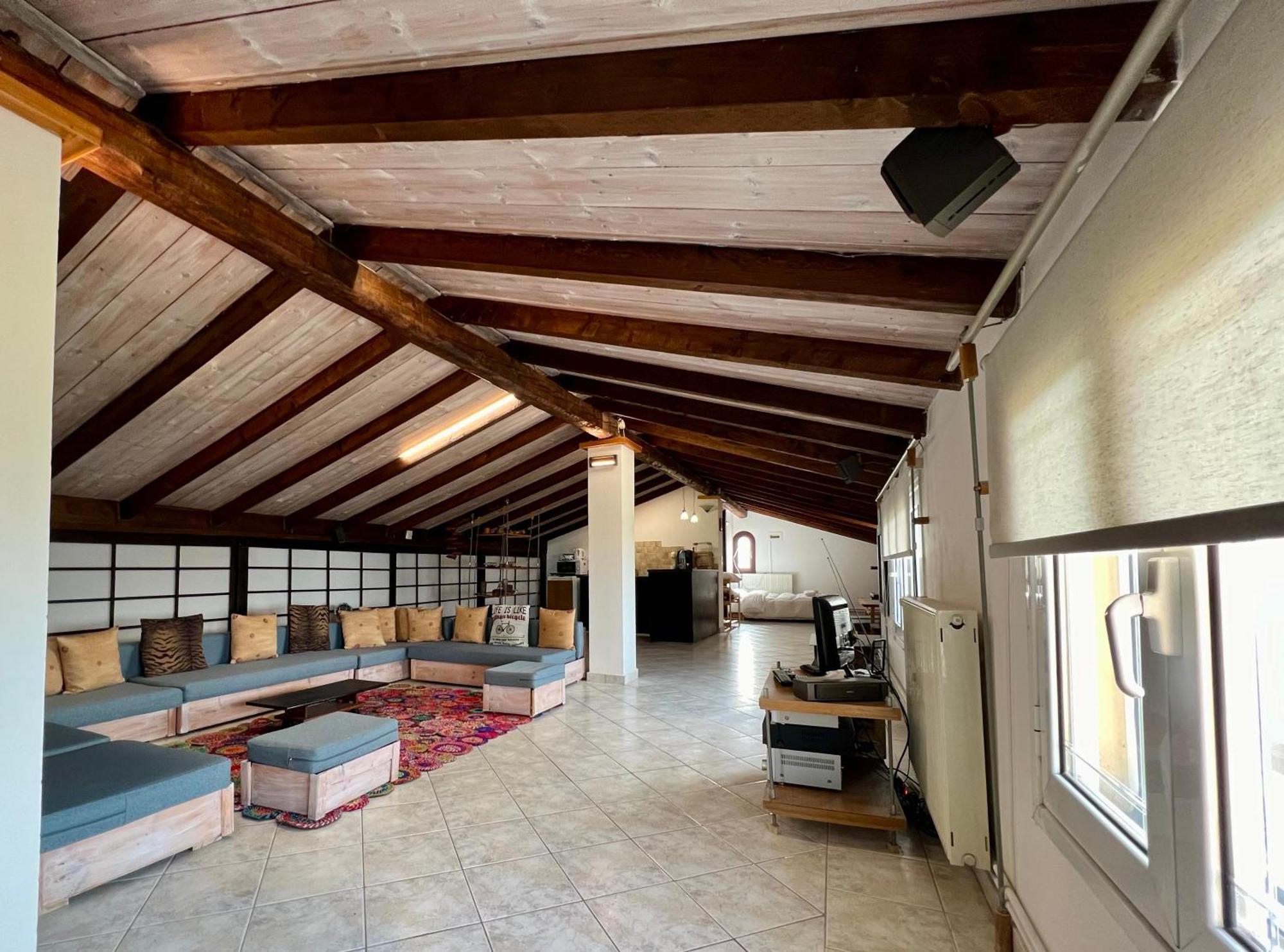 Σοφιτα Ξυλο Μεταλο Γυαλι Apartment Alykes Potamou Exterior foto